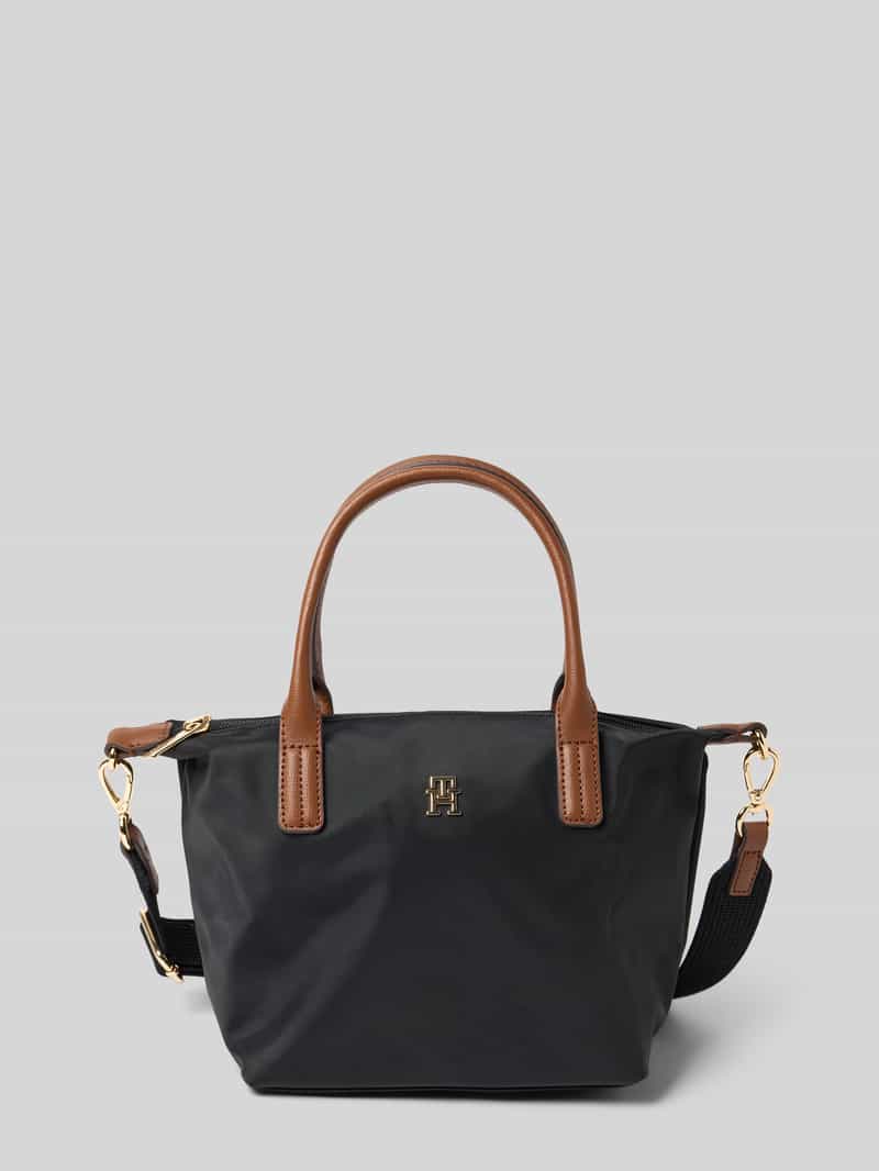 Tommy Hilfiger Schoudertas met echt leer, model 'POPETTE'