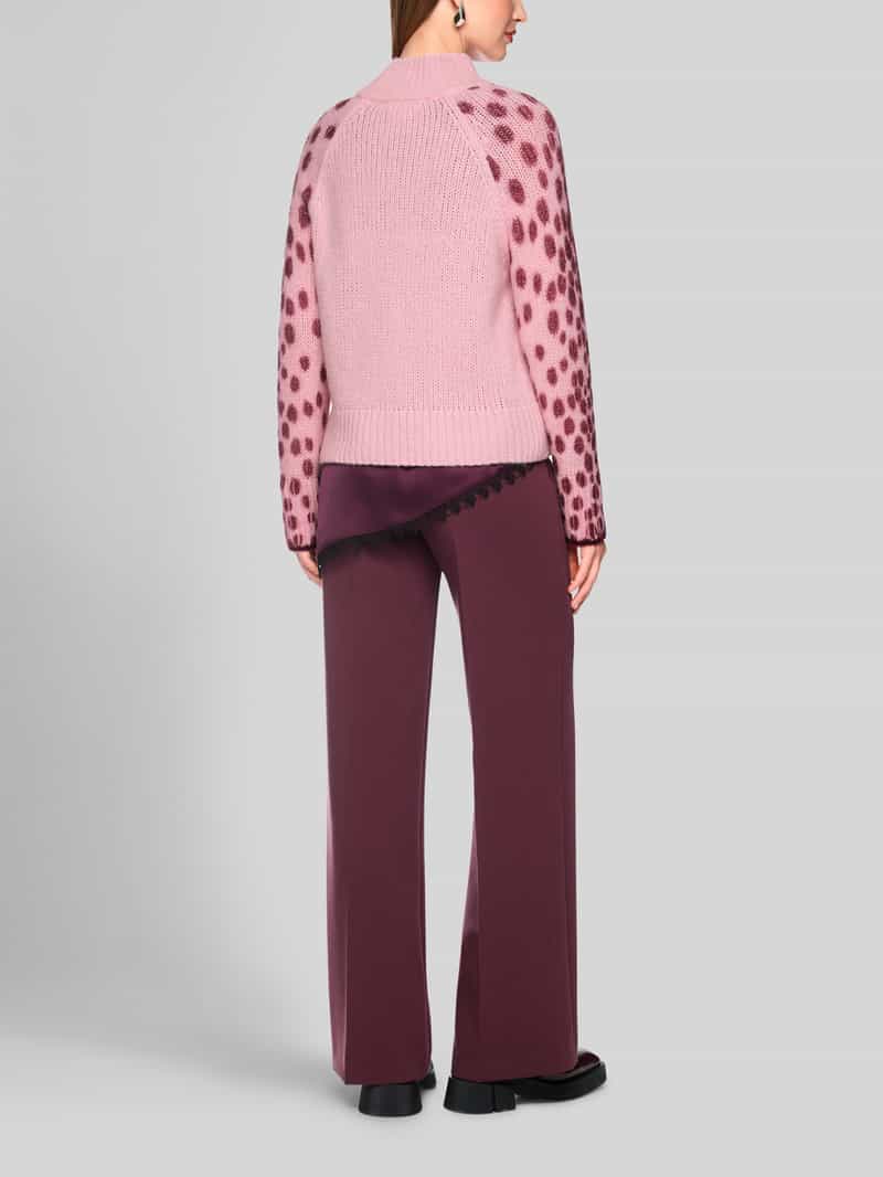 Marc Cain Pullover van alpacamix met logodetail