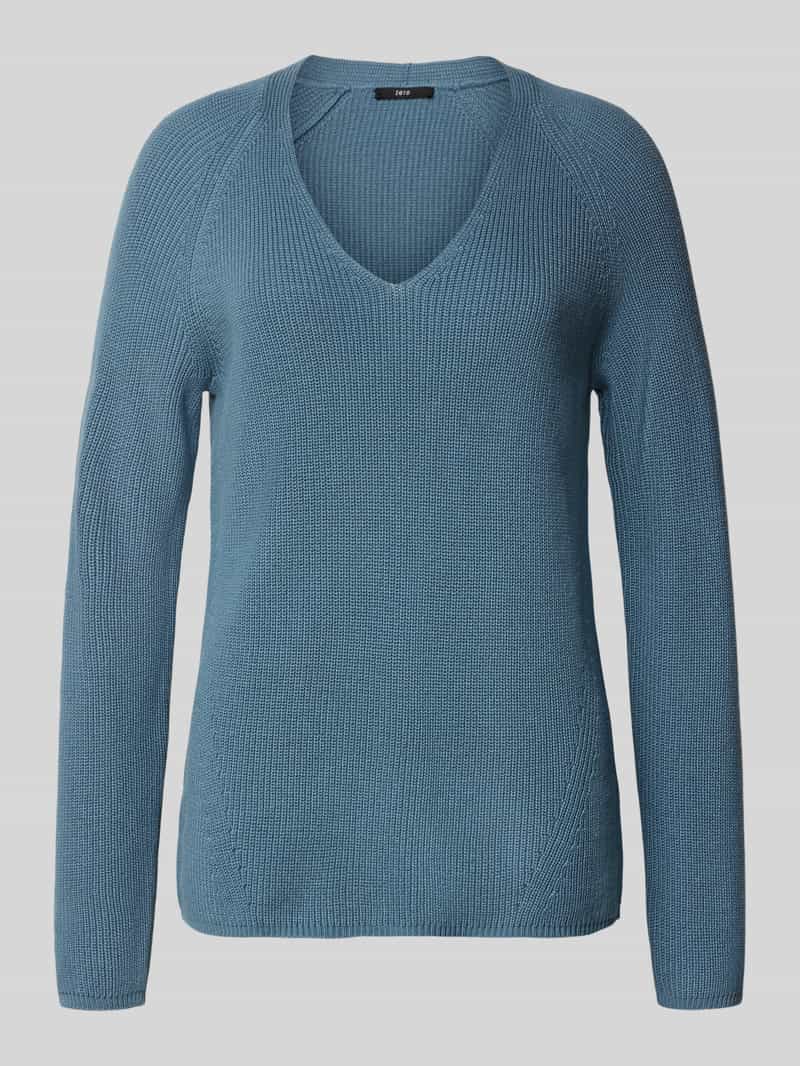 Zero Gebreide pullover met V-hals