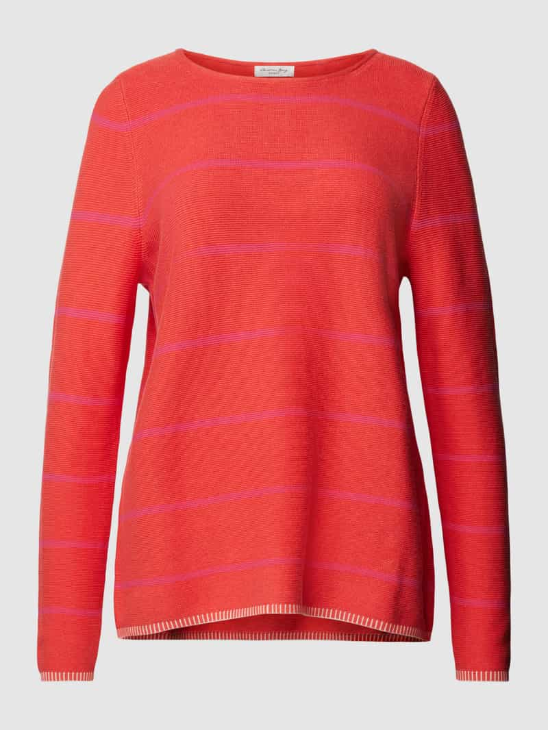 Christian Berg Woman Gebreide pullover met streepmotief