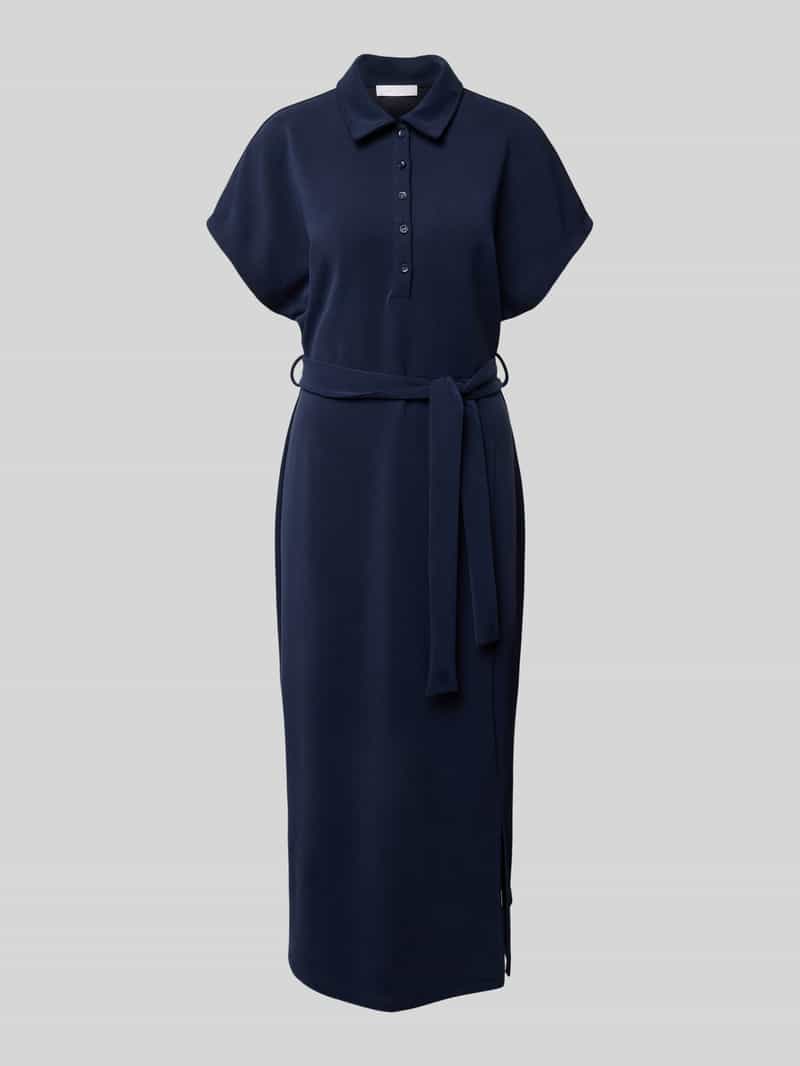Rich & Royal Midi-jurk met strikceintuur