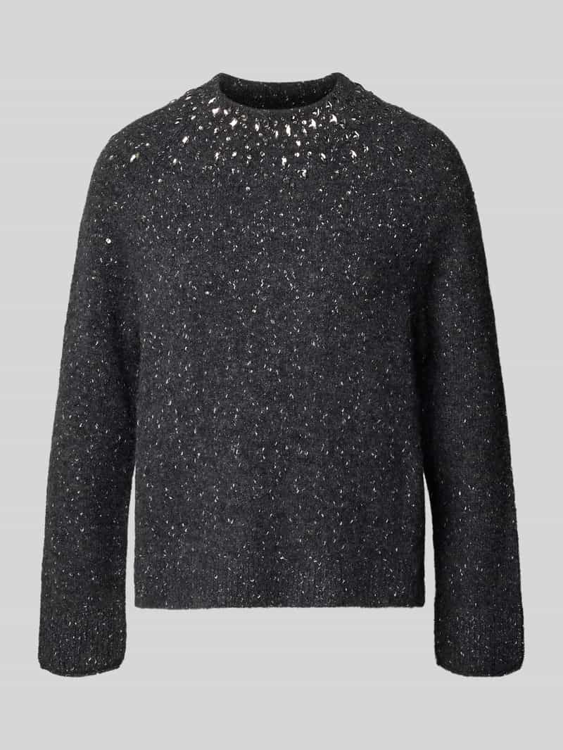 Marc Cain Gebreide pullover met siersteentjes