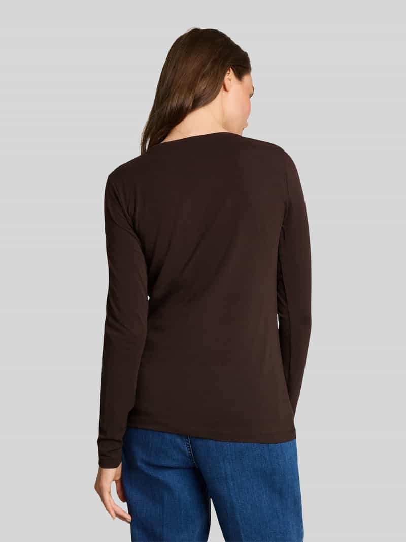 Tom Tailor Shirt met lange mouwen met logo-opschrift