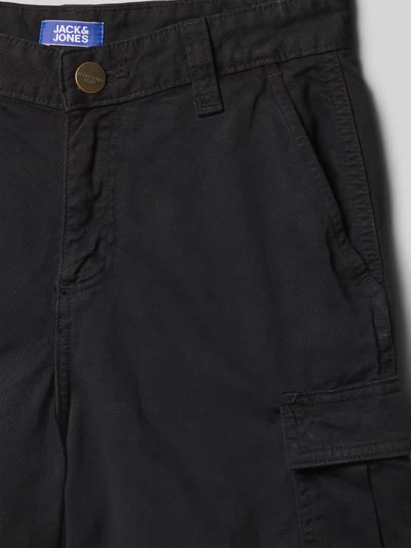 jack & jones Regular fit korte cargobroek met steekzakken model 'KARL'