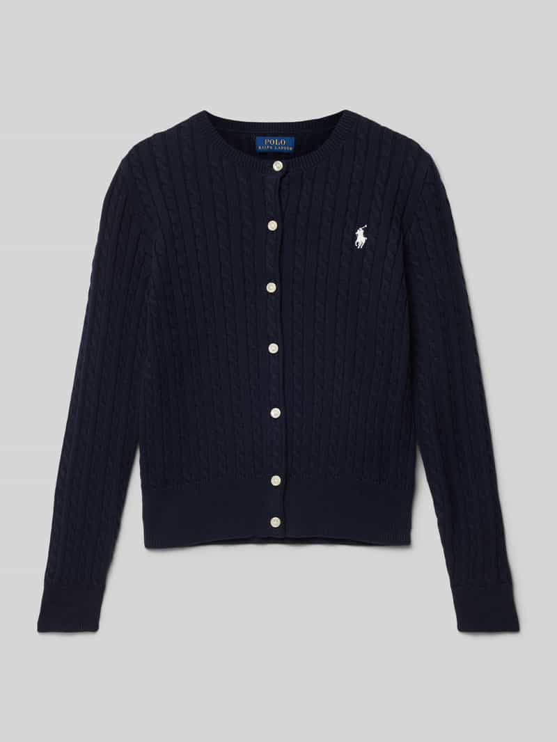 RALPH LAUREN TEENS Cardigan met logostitching