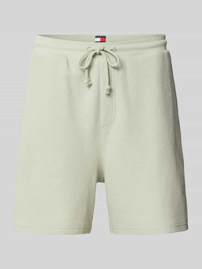 Tommy Jeans Relaxed fit sweatshort met structuurmotief