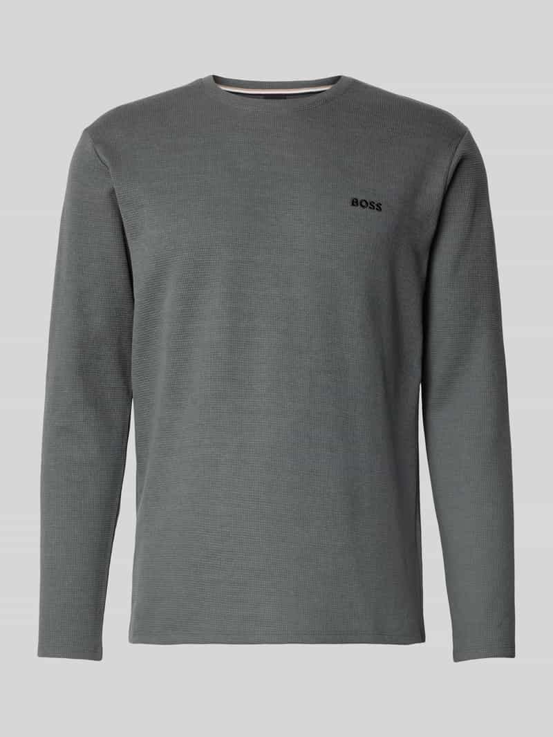 Boss Regular fit shirt met lange mouwen van katoenmix