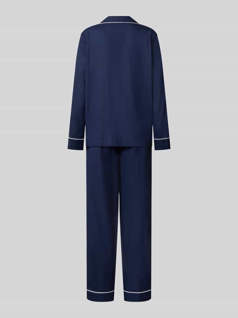 Lauren Ralph Lauren Slim fit pyjama-set van puur katoen