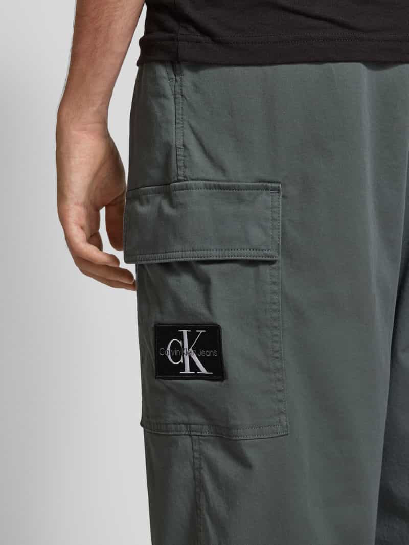Calvin Klein Jeans Cargobroek met steekzakken
