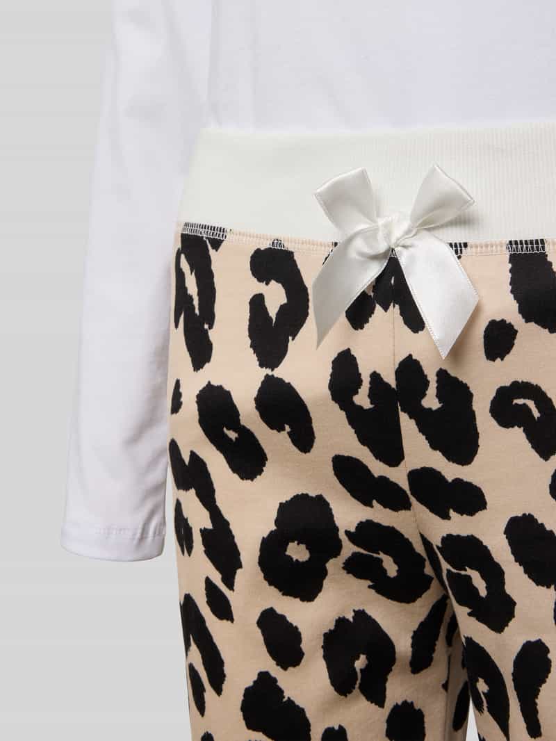 LOUIS & LOUISA Pyjama met motiefprint model 'Schmusekatze'