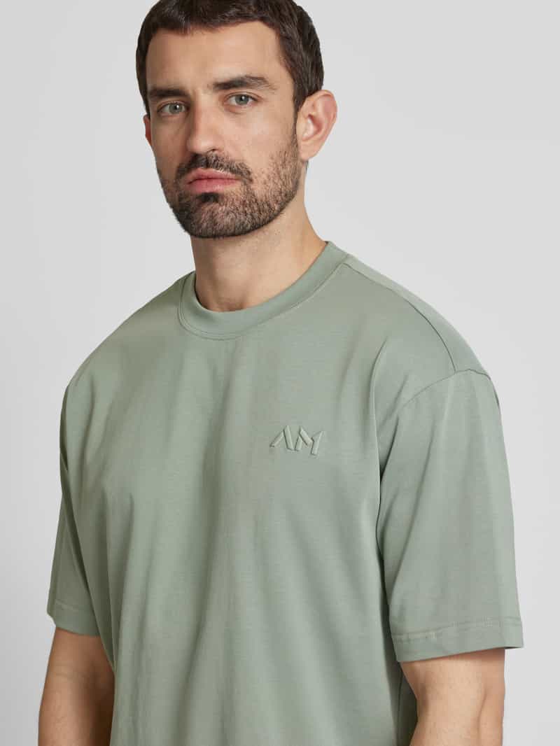 Antony Morato T-shirt met labeldetail