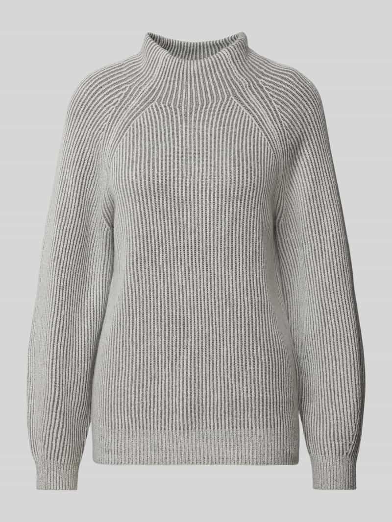 Tom Tailor Loose fit gebreide pullover met gestreept ribmotief