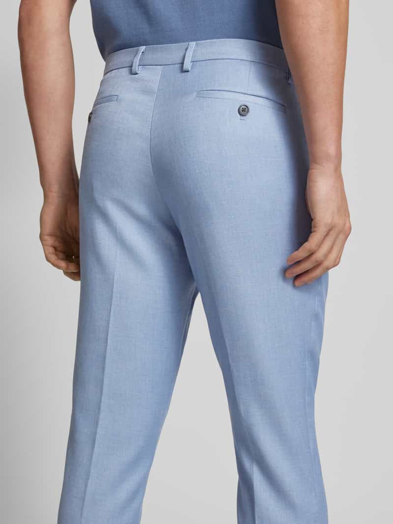 MCNEAL Slim fit pantalon met linnen