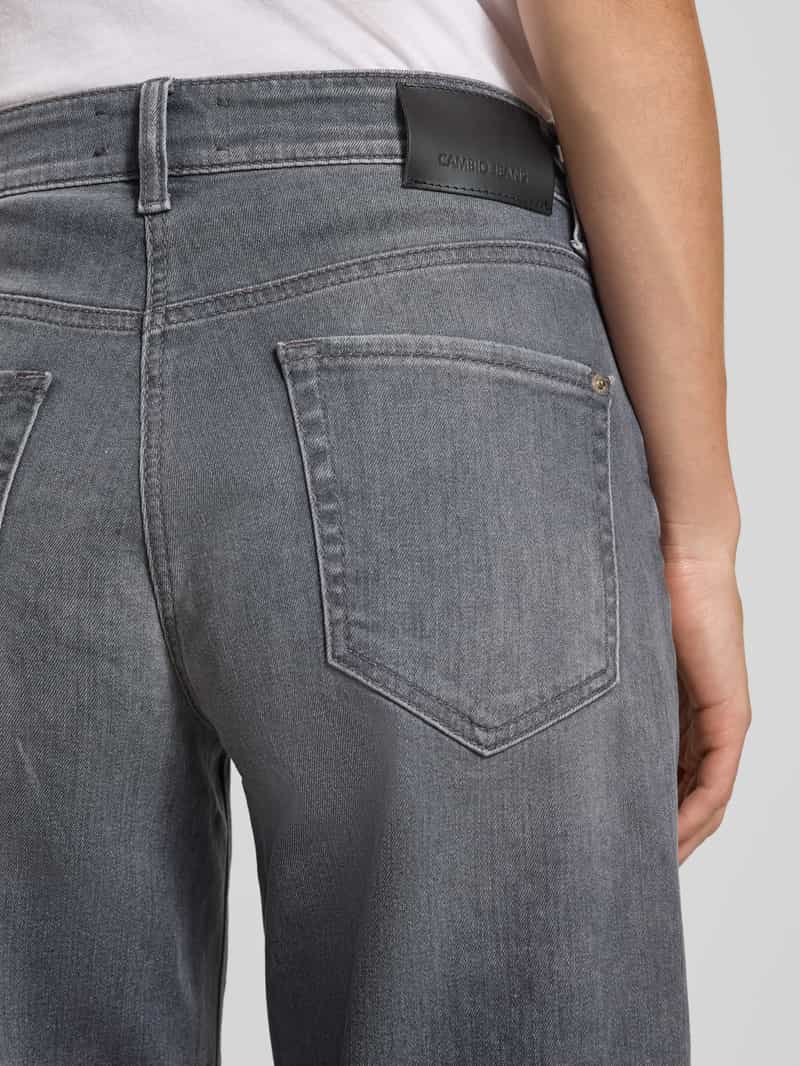 CAMBIO Straight fit jeans met siernaden model 'Elin'