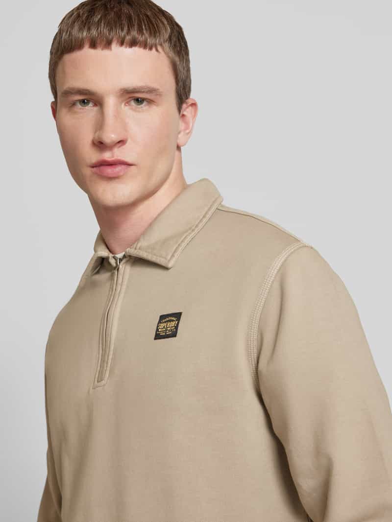 Superdry Sweatshirt met labeldetail