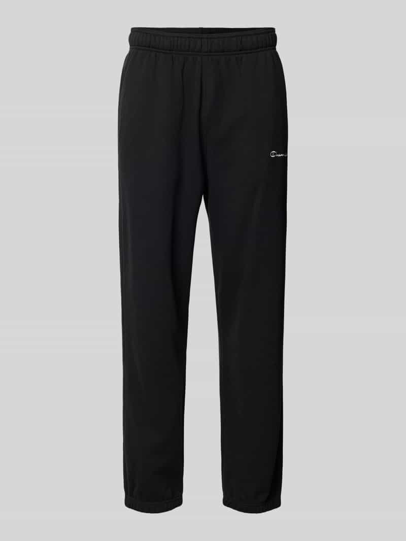 Champion Regular fit sweatpants met labelstitching