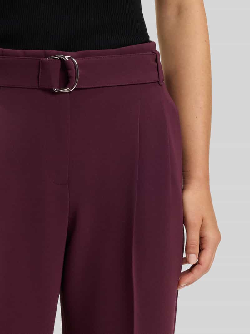 Boss Regular fit broek met riemsluiting