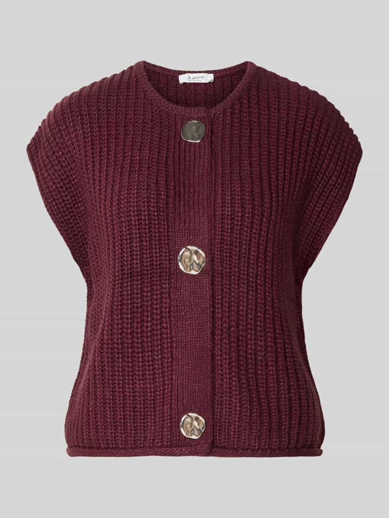 B.Young relaxed fit mouwloos vest met wol model 'Norma'
