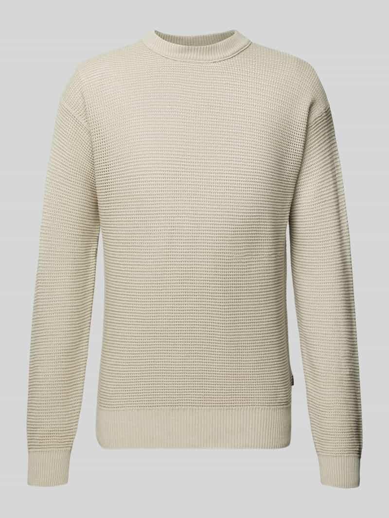 Boss Orange Gebreide pullover met ronde hals model 'Kordino'