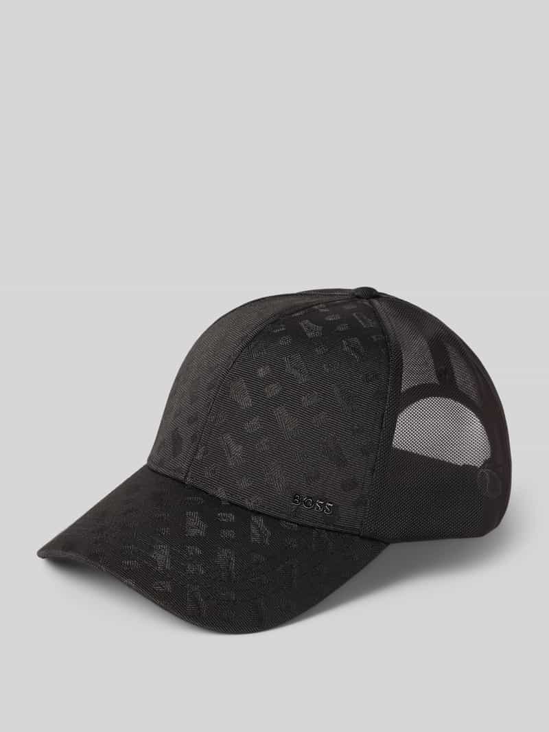 Boss Baseballpet met mesh-inzet in trucker-stijl