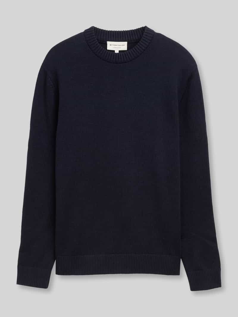 Tom Tailor Regular fit pullover van puur katoen