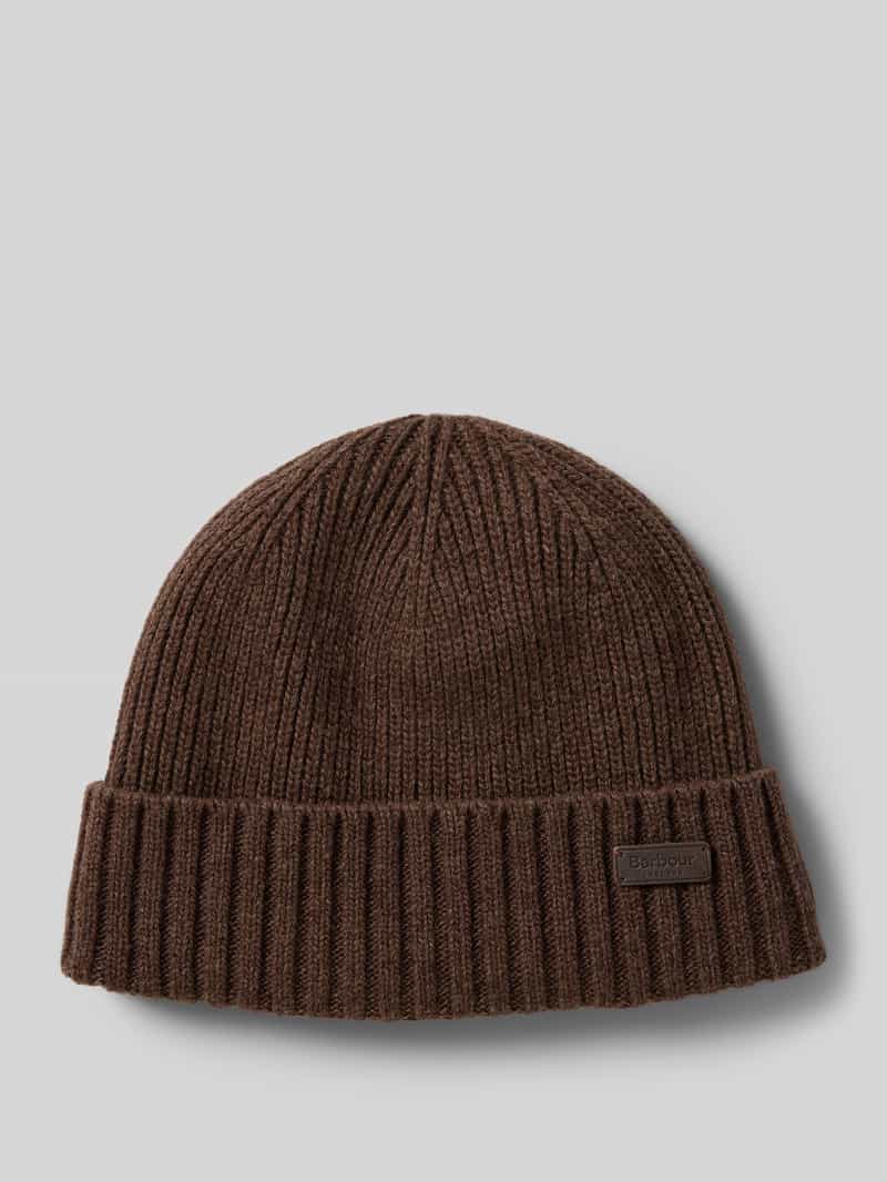 Barbour Beanie van wolmix model 'CARLTON'