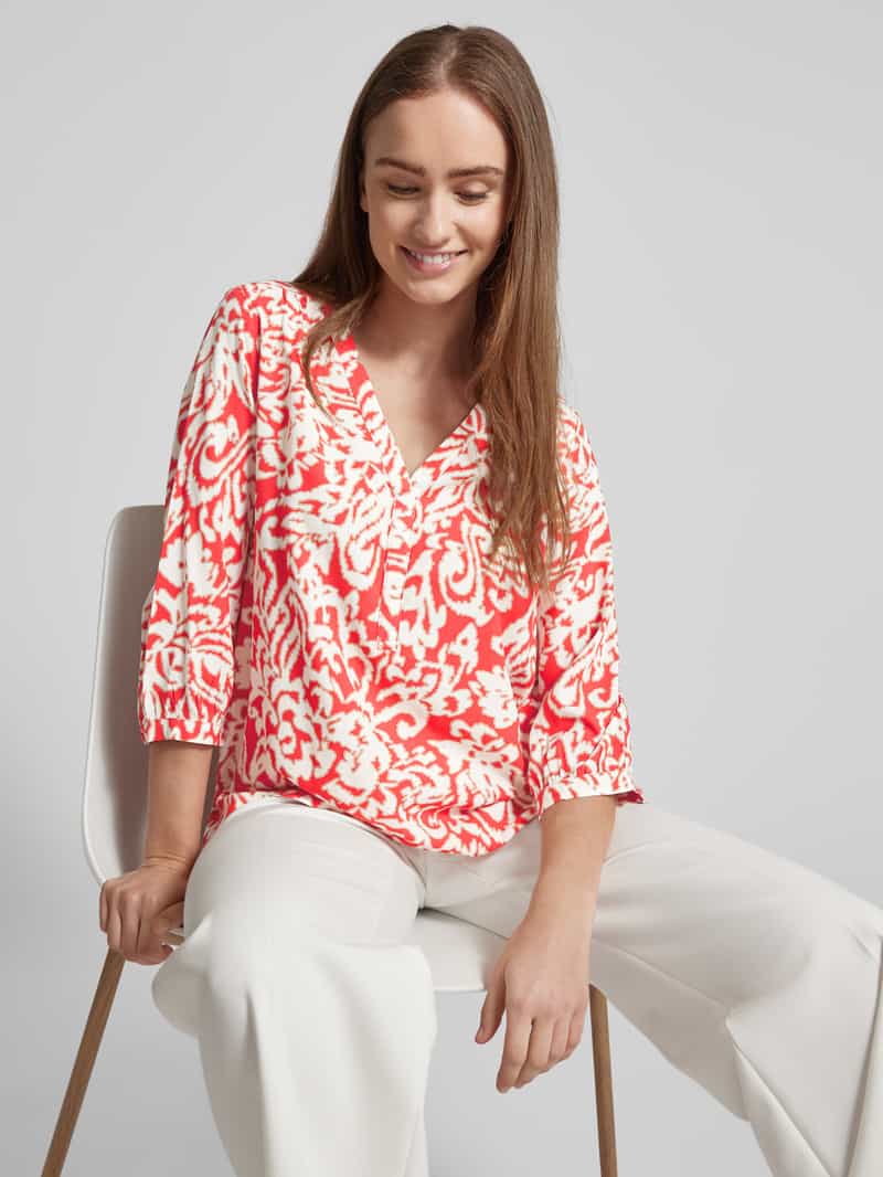 comma Blouse met all-over print