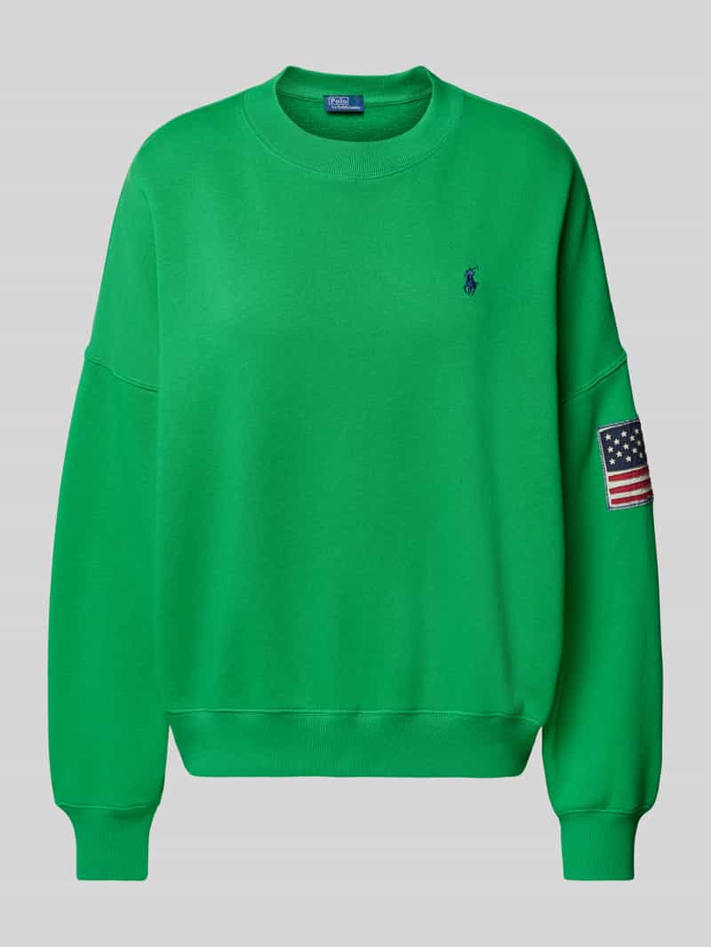 Polo Ralph Lauren Oversized sweatshirt met ribboorden