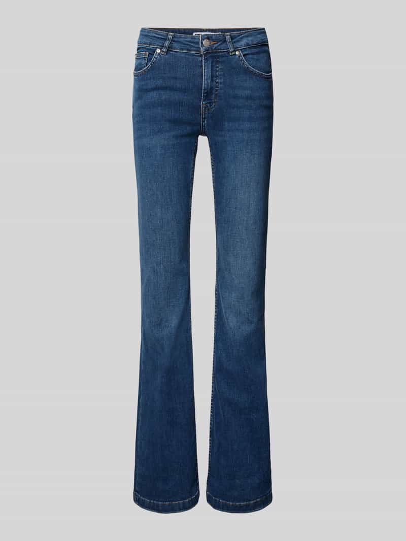 Review Flared jeans met 5-pocketmodel