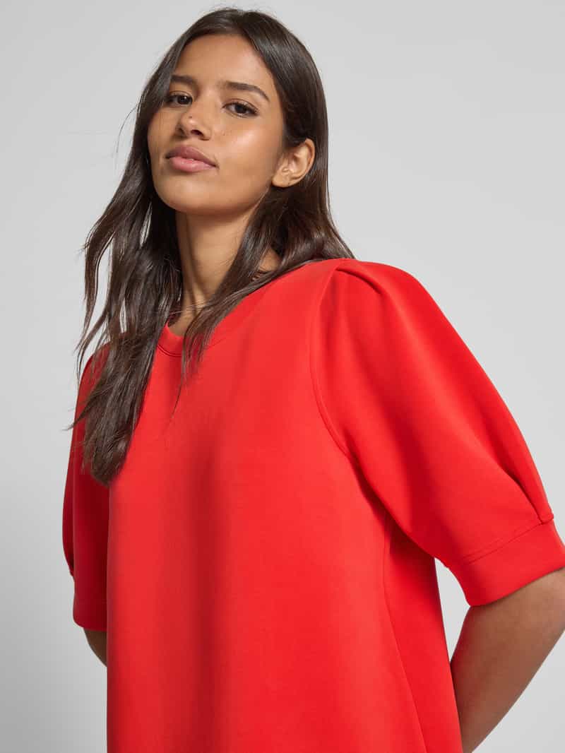 s.Oliver RED LABEL Regular fit scuba jurk met pofmouwen