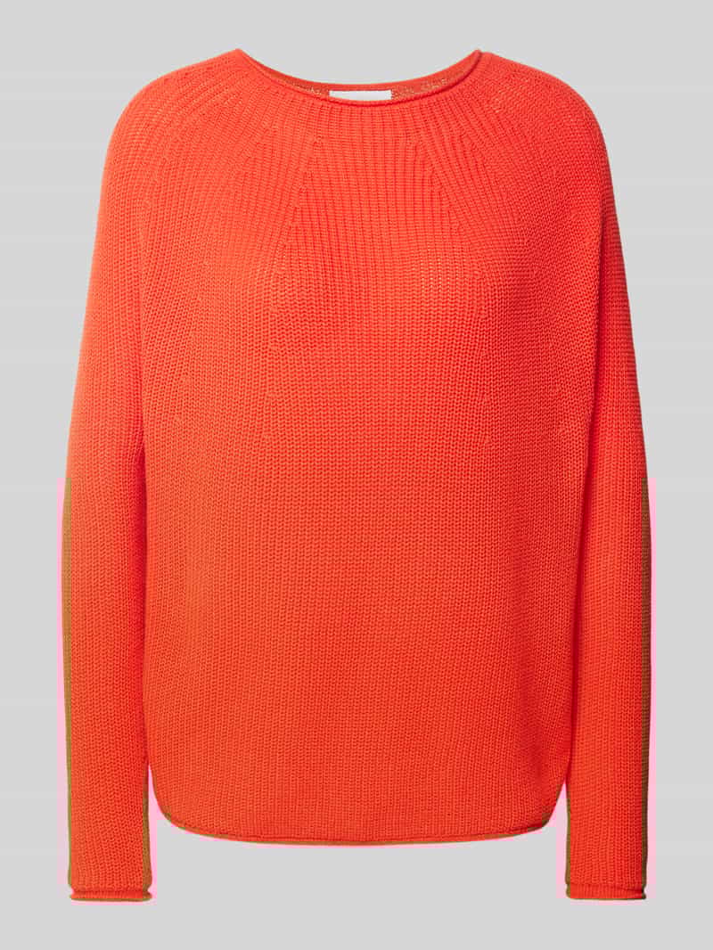 Rich & Royal Gebreide pullover met ronde hals