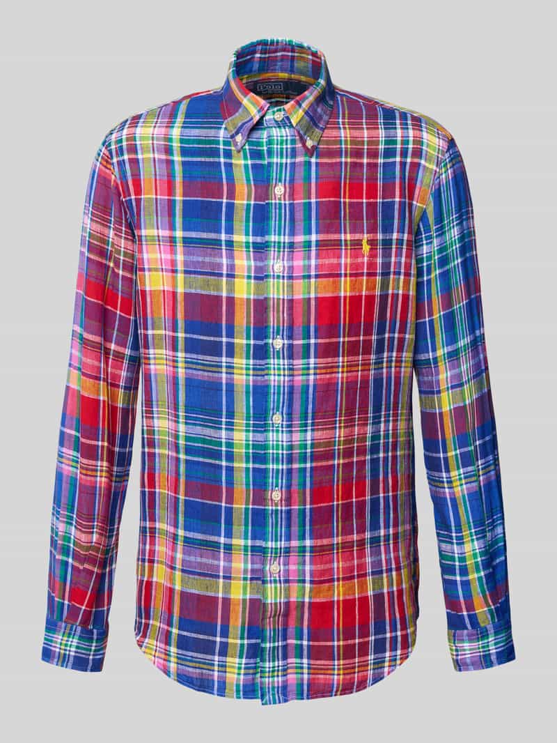 Polo Ralph Lauren Custom fit linnen overhemd met button-downkraag