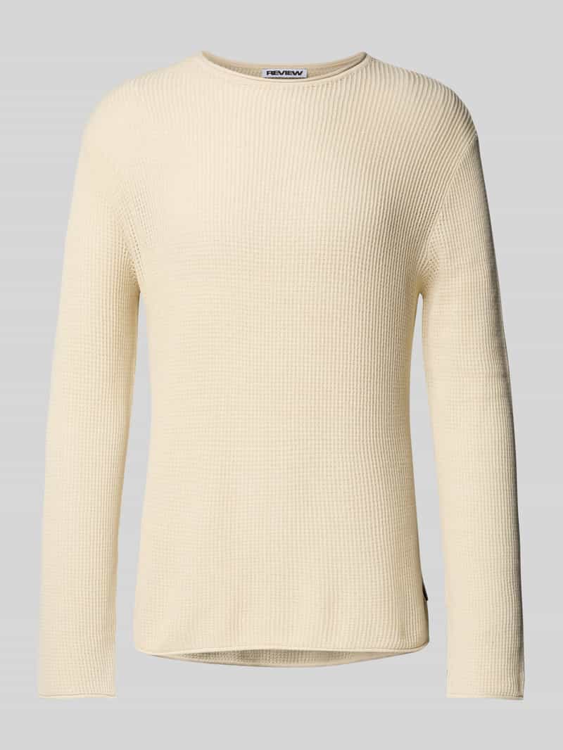 REVIEW Gebreide pullover met ronde hals