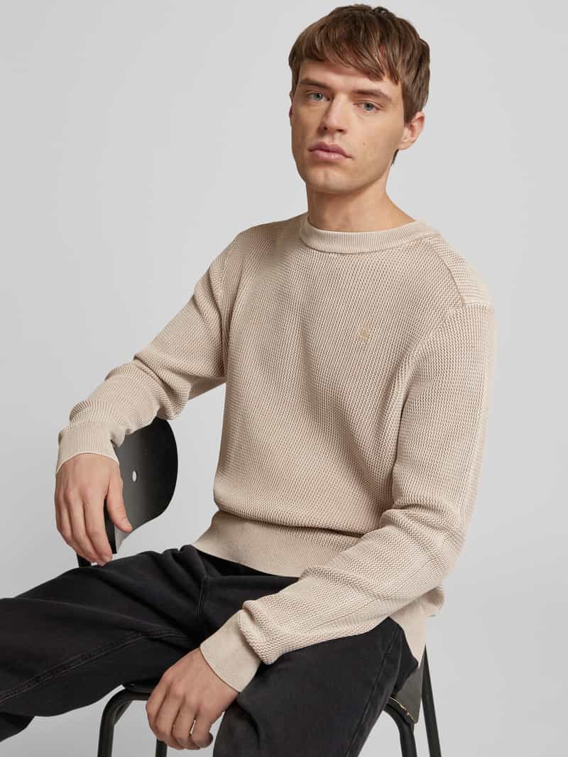 G-Star Raw Gebreide pullover met labelstitching