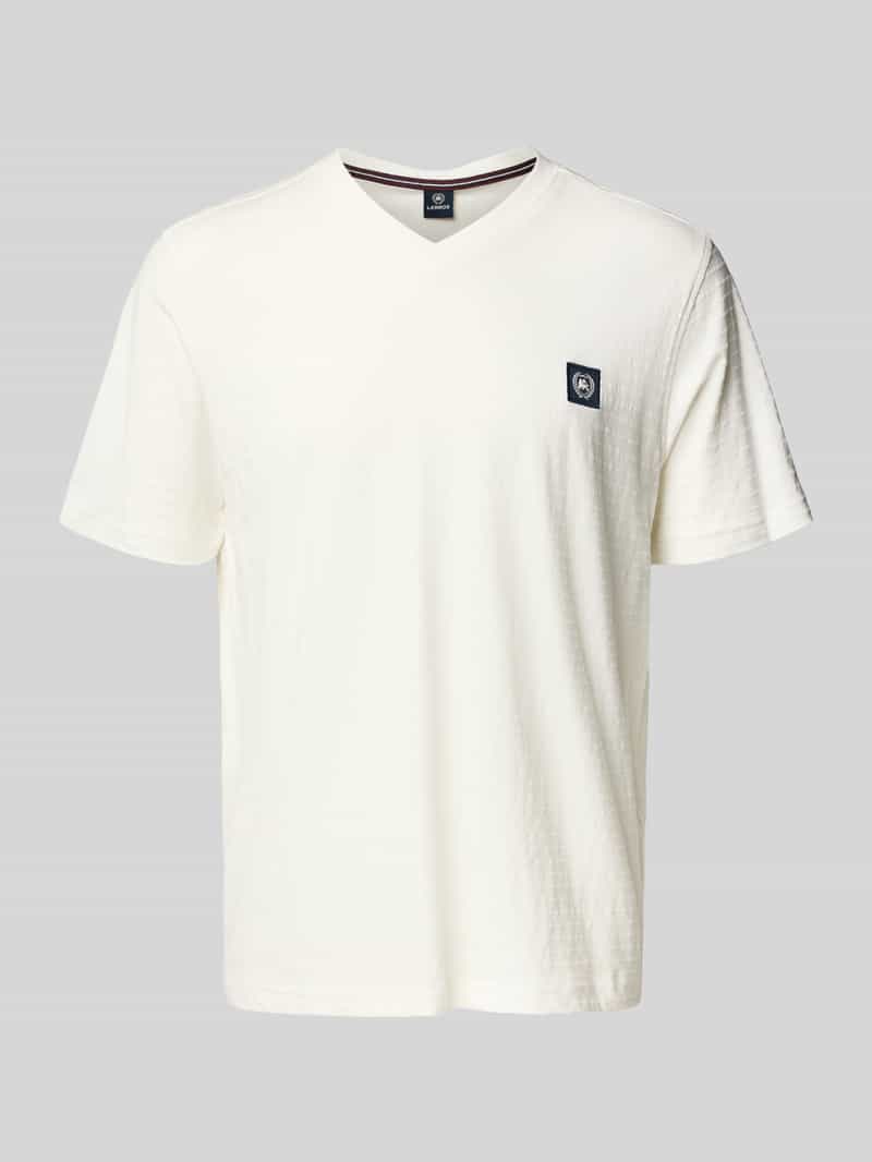 Lerros T-shirt met V-hals