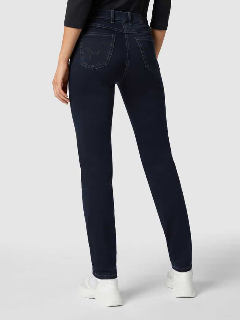 Perfect shape straight fit jeans met stretch TONI