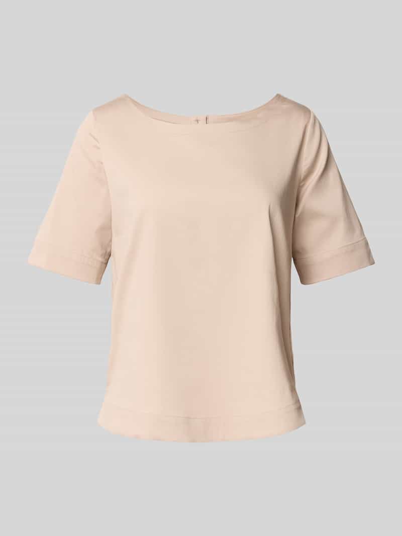 milano italy Regular fit blouseshirt met knoopsluiting aan de achterkant