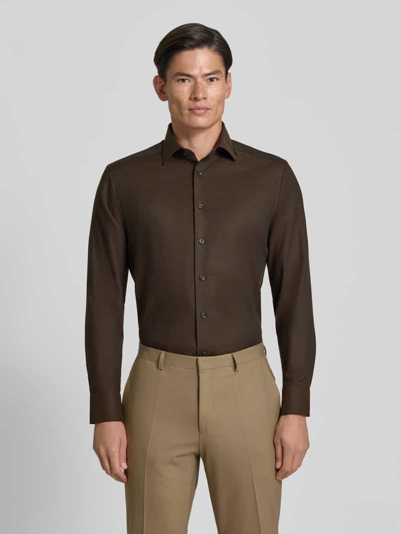 Olymp slim fit overhemd - bruin, foto 4