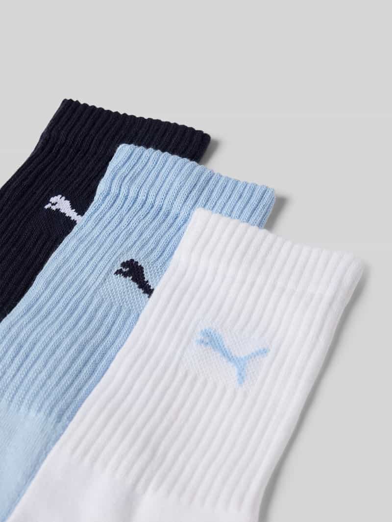 Puma Sokken met logodetail in een set van 3 paar model 'CREW SOCK'