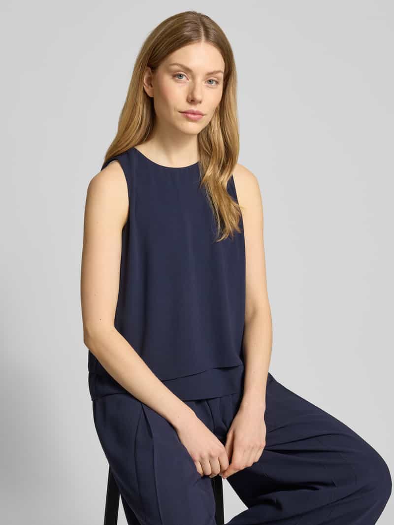 s.Oliver BLACK LABEL Regular fit blousetop van crêpe