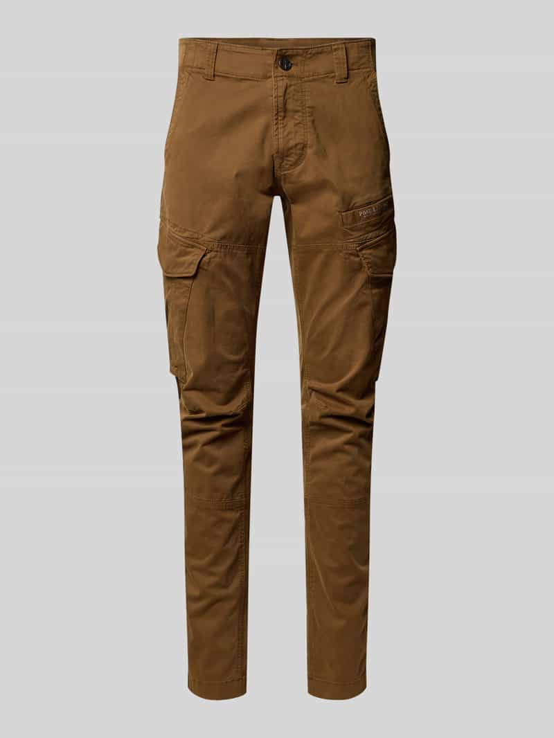 PME Legend Cargobroek met labeldetail en klepzakken model 'Nordrop'