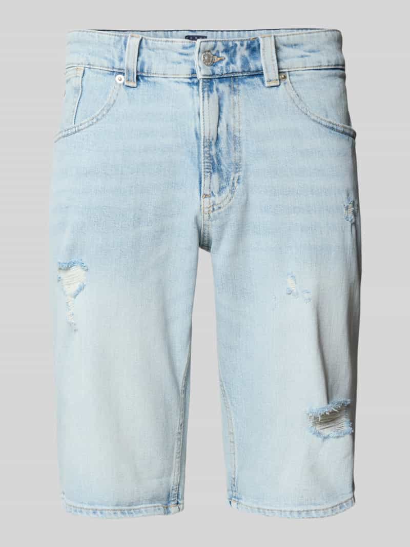 Tommy Jeans Regular fit korte jeans van katoenmix model 'RONNIE'