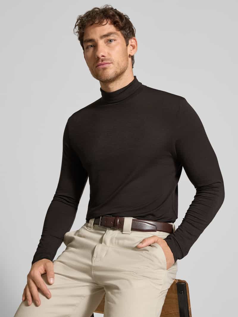 drykorn Shirt met lange mouwen en col model 'EMANUEL'