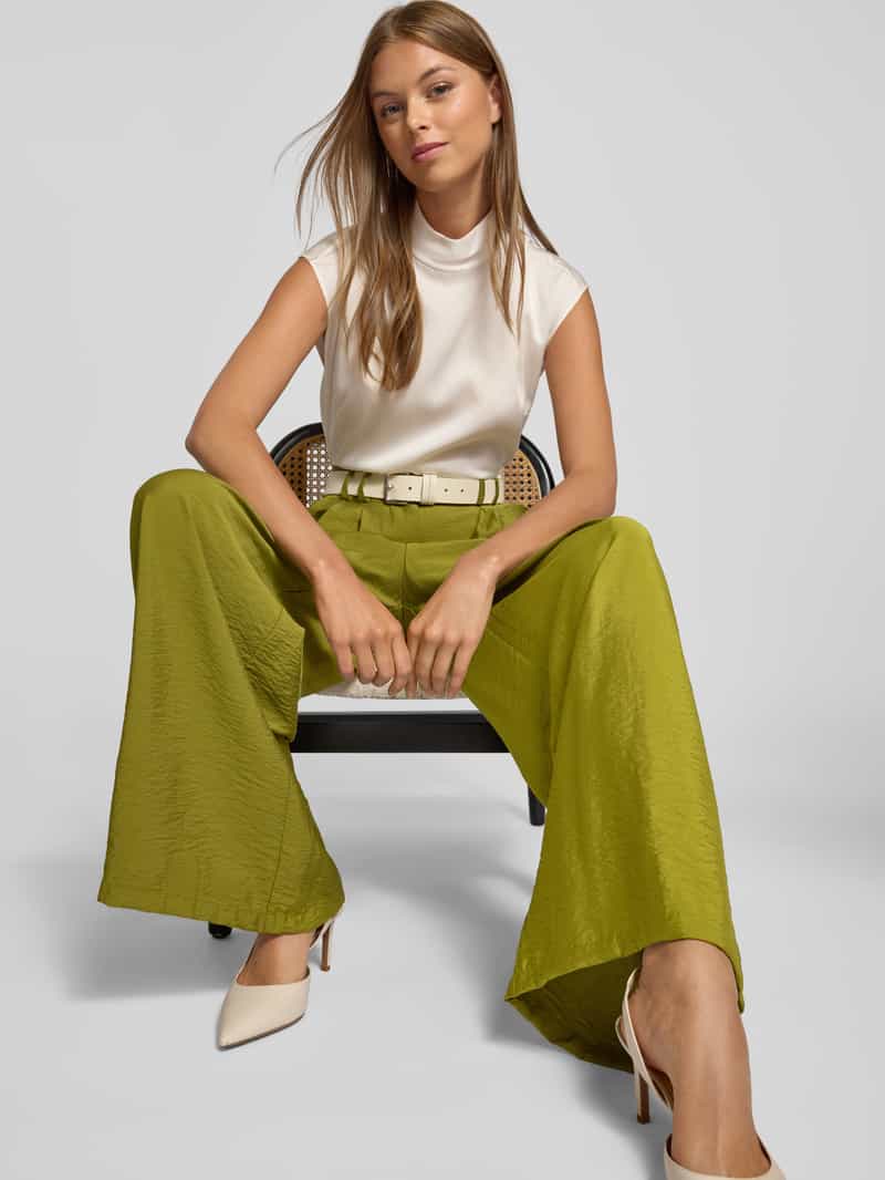 GUIDO MARIA KRETSCHMER WOMAN Stoffen broek met Franse steekzakken