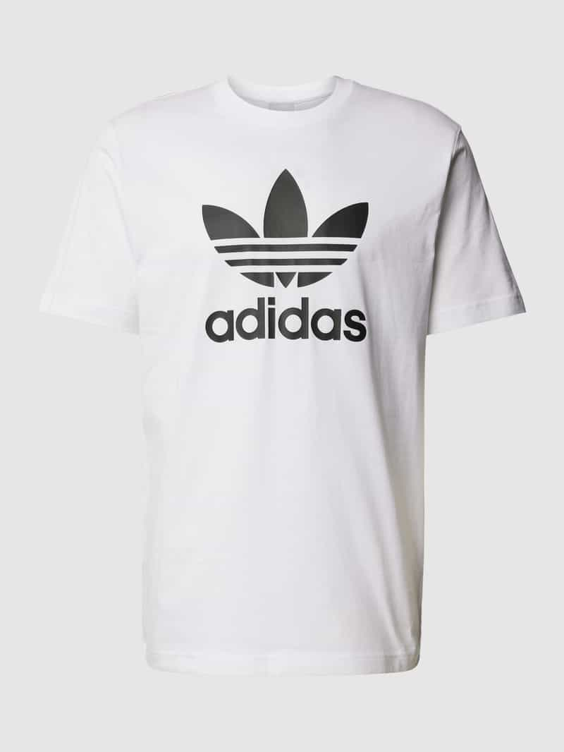 adidas Originals T-shirt met labelprint model 'TREFOIL'