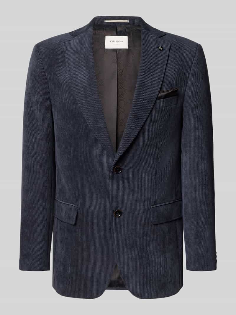 carl gross 2-knoops colbert met reverskraag model 'Theo'