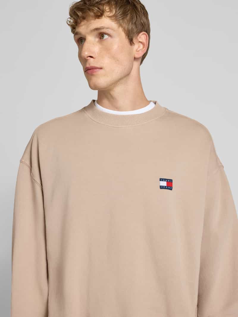 Tommy Jeans Regular fit sweatshirt van puur katoen