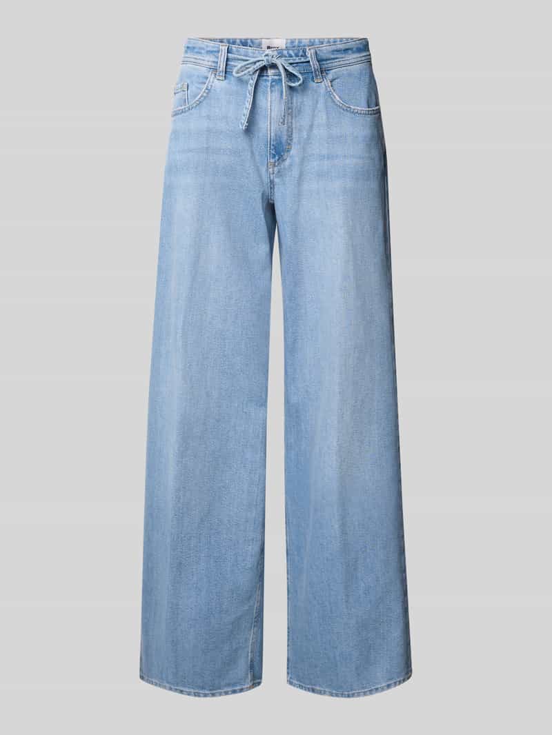 BRAX Wide fit jeans met strikceintuur model 'MORGAN'