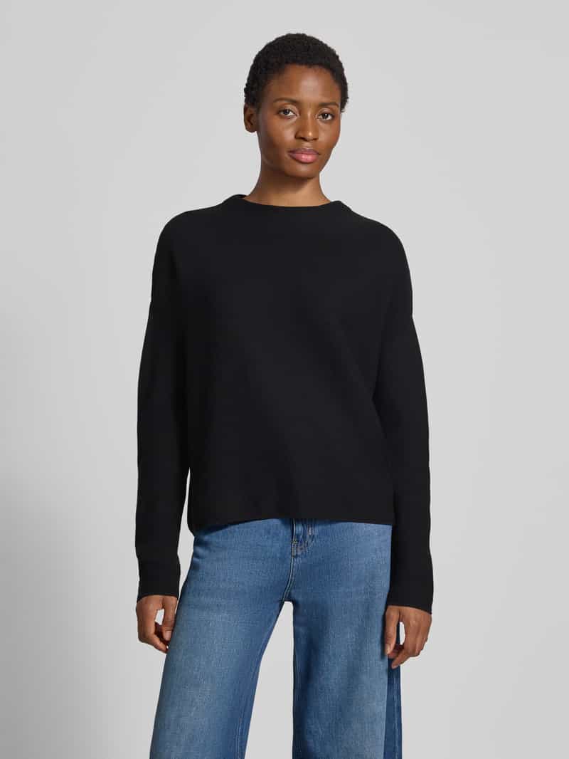 ARMEDANGELS Loose fit pullover van pure katoen model 'MERINAA' zwart, foto 3