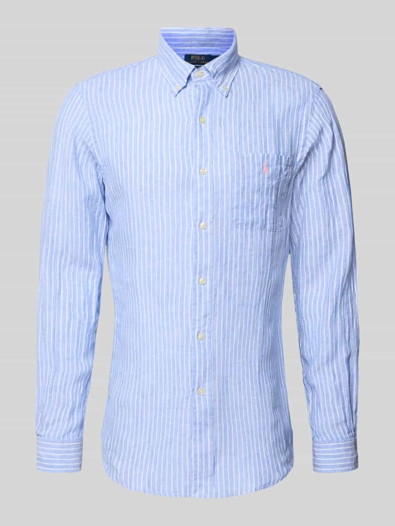 Polo Ralph Lauren Regular fit vrijetijdsoverhemd van puur linnen